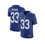 Men's Nike New York Giants #33 Andrew Adams Vapor Untouchable Limited Royal Blue Team Color NFL Jersey