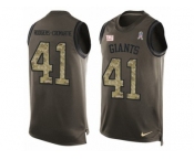 Men's Nike New York Giants #41 Dominique Rodgers-Cromartie Limited Green Salute to Service Tank Top NFL Jersey