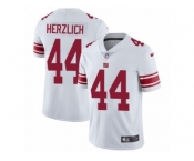 Men's Nike New York Giants #44 Mark Herzlich Vapor Untouchable Limited White NFL Jerseyey