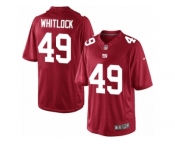 Men's Nike New York Giants #49 Nikita Whitlock Limited Red Alternate NFL Jersey