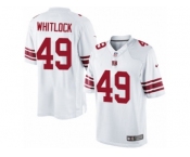 Men's Nike New York Giants #49 Nikita Whitlock Limited White NFL Jersey
