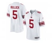 Men's Nike New York Giants #5 Randy Bullock Limited White NFL Jersey