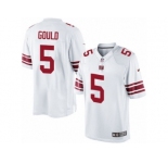 Men's Nike New York Giants #5 Robbie Gould Limited White NFL Jersey