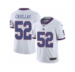 Men's Nike New York Giants #52 Jonathan Casillas Limited White Rush NFL Jersey