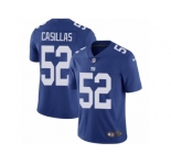 Men's Nike New York Giants #52 Jonathan Casillas Vapor Untouchable Limited Royal Blue Team Color NFL Jersey