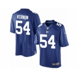 Men's Nike New York Giants #54 Olivier Vernon Limited Royal Blue Team Color NFL Jersey