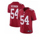 Men's Nike New York Giants #54 Olivier Vernon Vapor Untouchable Limited Red Alternate NFL Jersey