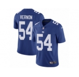 Men's Nike New York Giants #54 Olivier Vernon Vapor Untouchable Limited Royal Blue Team Color NFL Jersey
