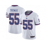 Men's Nike New York Giants #55 J.T. Thomas Limited White Rush NFL Jersey