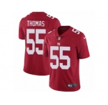 Men's Nike New York Giants #55 J.T. Thomas Vapor Untouchable Limited Red Alternate NFL Jerseyey