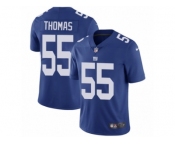 Men's Nike New York Giants #55 J.T. Thomas Vapor Untouchable Limited Royal Blue Team Color NFL Jersey