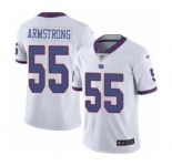 Men's Nike New York Giants #55 Ray-Ray Armstrong Limited White Rush Vapor Untouchable NFL Jersey