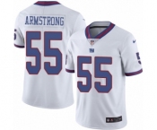 Men's Nike New York Giants #55 Ray-Ray Armstrong Limited White Rush Vapor Untouchable NFL Jersey