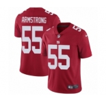 Men's Nike New York Giants #55 Ray-Ray Armstrong Red Alternate Vapor Untouchable Limited Player NFL Jersey