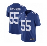 Men's Nike New York Giants #55 Ray-Ray Armstrong Royal Blue Team Color Vapor Untouchable Limited Player NFL Jersey