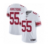 Men's Nike New York Giants #55 Ray-Ray Armstrong White Vapor Untouchable Limited Player NFL Jersey