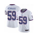 Men's Nike New York Giants #59 Devon Kennard Limited White Rush NFL Jersey