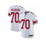 Men's Nike New York Giants #70 Weston Richburg Vapor Untouchable Limited White NFL Jersey