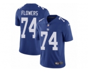 Men's Nike New York Giants #74 Ereck Flowers Vapor Untouchable Limited Royal Blue Team Color NFL Jersey