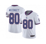Men's Nike New York Giants #80 Phil McConkey Limited White Rush NFL Jersey