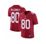 Men's Nike New York Giants #80 Phil McConkey Vapor Untouchable Limited Red Alternate NFL Jersey