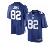 Men's Nike New York Giants #82 Roger Lewis Limited Royal Blue Team Color NFL Jersey