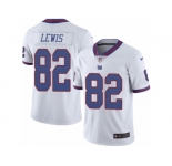 Men's Nike New York Giants #82 Roger Lewis Limited White Rush NFL Jersey