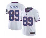 Men's Nike New York Giants #89 Mark Bavaro Limited White Rush NFL Jersey