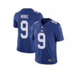 Men's Nike New York Giants #9 Brad Wing Vapor Untouchable Limited Royal Blue Team Color NFL Jersey