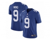 Men's Nike New York Giants #9 Brad Wing Vapor Untouchable Limited Royal Blue Team Color NFL Jersey