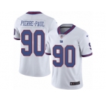Men's Nike New York Giants #90 Jason Pierre-Paul Limited White Rush NFL Jersey