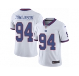 Men's Nike New York Giants #94 Dalvin Tomlinson Limited White Rush NFL Jersey