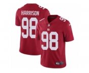Men's Nike New York Giants #98 Damon Harrison Vapor Untouchable Limited Red Alternate NFL Jersey