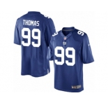 Men's Nike New York Giants #99 Robert Thomas Limited Royal Blue Team Color NFL Jersey