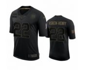 New York Giants #22 Dravon Askew-Henry Black 2020 Salute to Service Limited Jersey