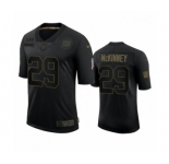 New York Giants #29 Xavier McKinney Black 2020 Salute to Service Limited Jersey