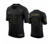 New York Giants #29 Xavier McKinney Black 2020 Salute to Service Limited Jersey