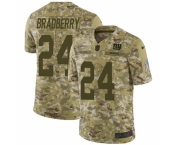 Nike New York Giants #24 James Bradberry Camo Men's Stitched NFL Limited 2018 Salute To Service Jersey