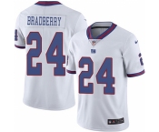Nike New York Giants #24 James Bradberry White Men's Stitched NFL Limited Rush Jersey