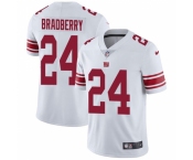 Nike New York Giants #24 James Bradberry White Men's Stitched NFL Vapor Untouchable Limited Jersey
