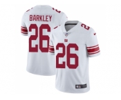 Nike New York Giants #26 Saquon Barkley White Men Stitched NFL Vapor Untouchable Limited Jersey