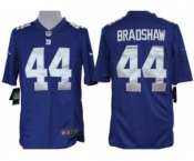 Nike New York Giants #44 Ahmad Bradshaw Blue Limited Jersey