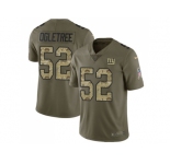 Nike New York Giants #52 Alec Ogletree Olive Camo Men Stitched NFL Limited 2017 Salute To Service Jersey