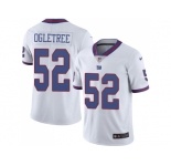 Nike New York Giants #52 Alec Ogletree White Men Stitched NFL Limited Rush Jersey