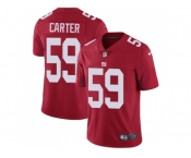 Nike New York Giants #59 Lorenzo Carter Red Alternate Men Stitched NFL Vapor Untouchable Limited Jersey
