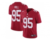 Nike New York Giants #95 B.J. Hill Red Alternate Men Stitched NFL Vapor Untouchable Limited Jersey