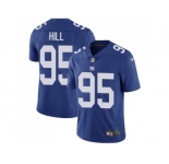 Nike New York Giants #95 B.J. Hill Royal Blue Team Color Men Stitched NFL Vapor Untouchable Limited Jersey