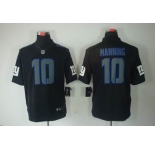 nike nfl jerseys new york giants #10 manning black[nike limited]