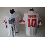 nike nfl jerseys new york giants #10 manning white[helmet tri-blend limited]