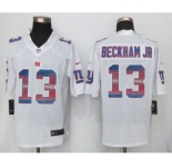 nike nfl jerseys new york giants #13 bedkhamjr white[Strobe Limited]
